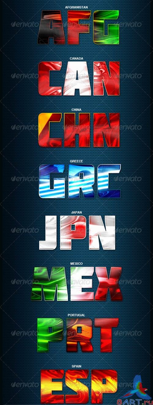 GraphicRiver Flag Styles