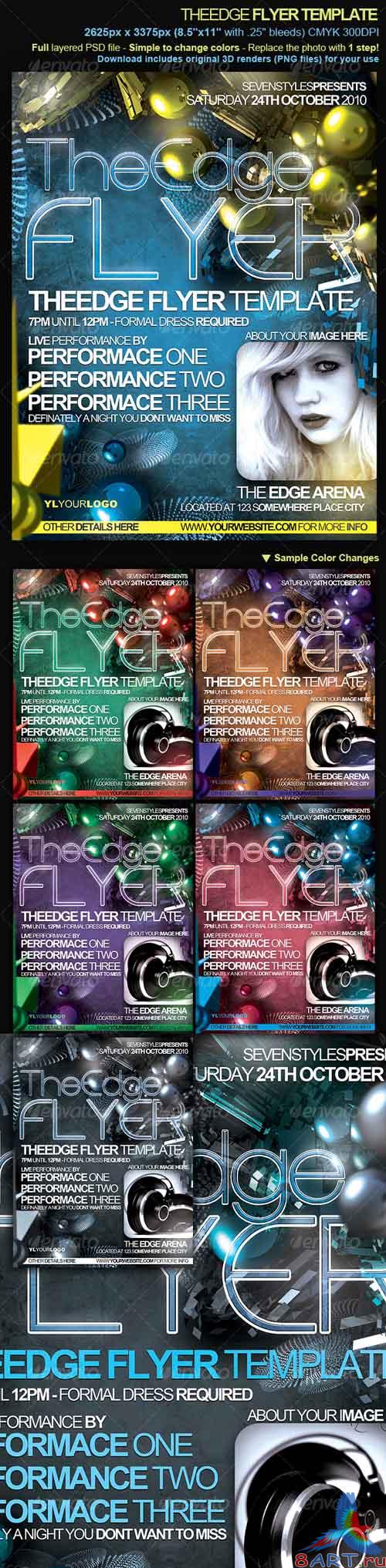 Theedge flyer poster template - GraphicRiver Theedge flyer poster template - GraphicRiver