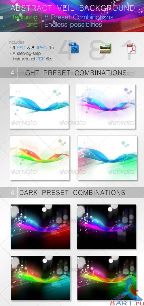 GraphicRiver ABSTRACT VEIL BACKGROUND