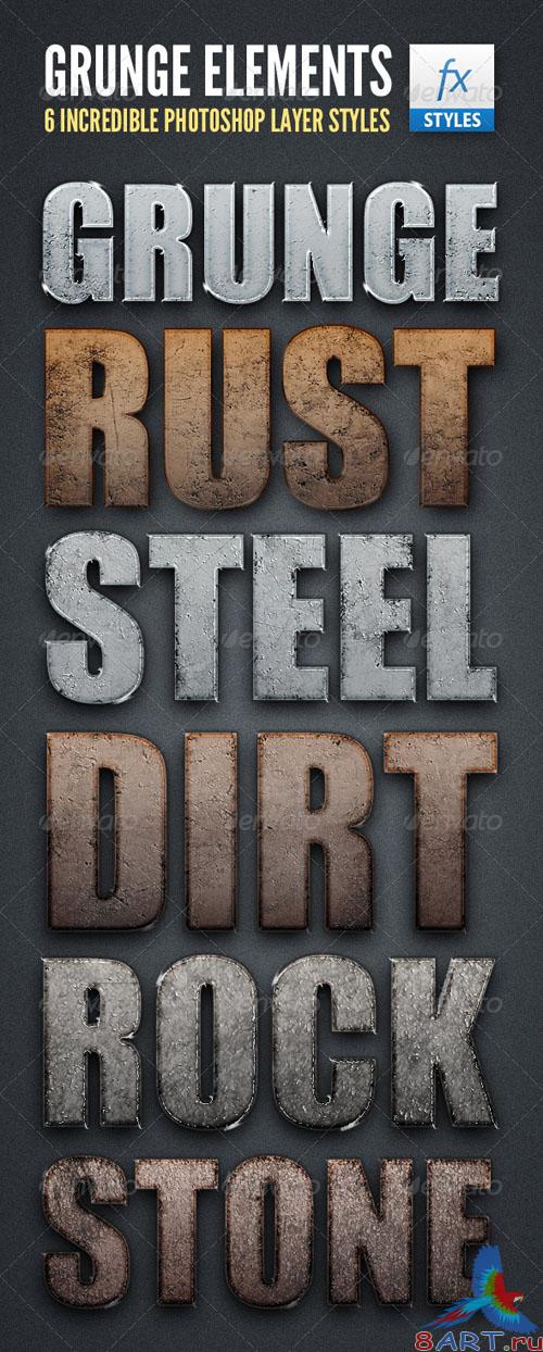 GraphicRiver Grunge Element Text Styles - REUPLOAD GraphicRiver Grunge Element Text Styles - REUPLOAD