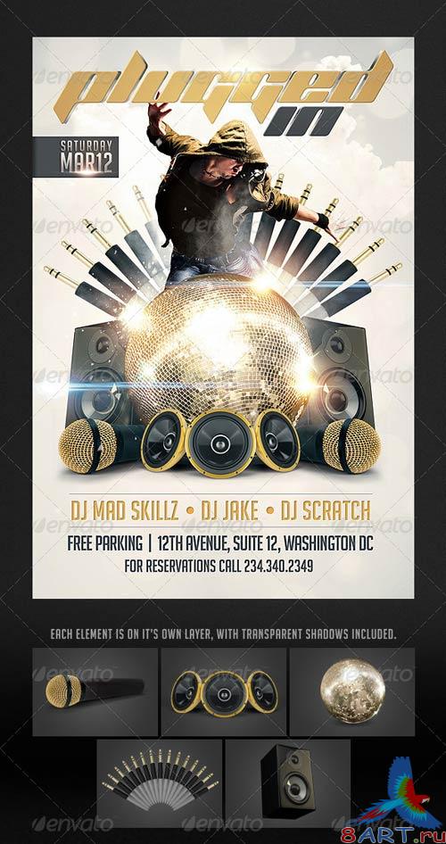 GraphicRiver Plugged in Flyer template