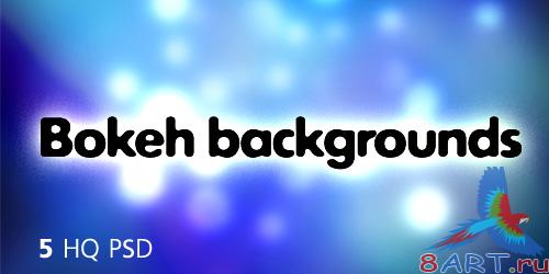 Effect bokeh backgrounds 