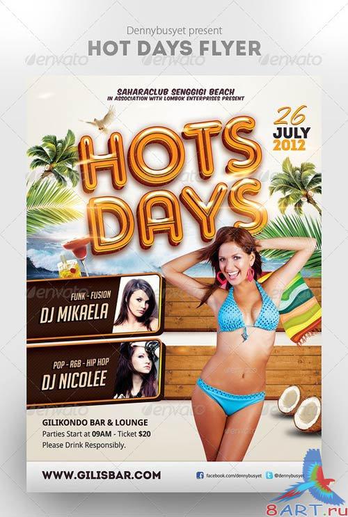 GraphicRiver Hot Days Flyer Template