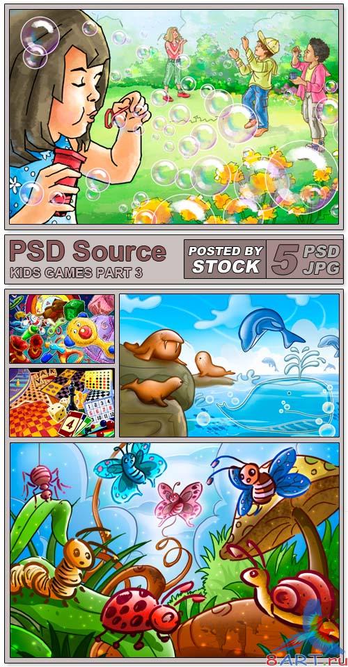 PSD Source - Kids Games 3 PSD Source - Kids Games 3