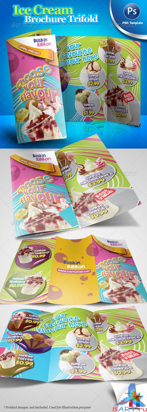 GraphicRiver - Ice Cream Brochure Trifold PSD Template GraphicRiver - Ice Cream Brochure Trifold PSD Template