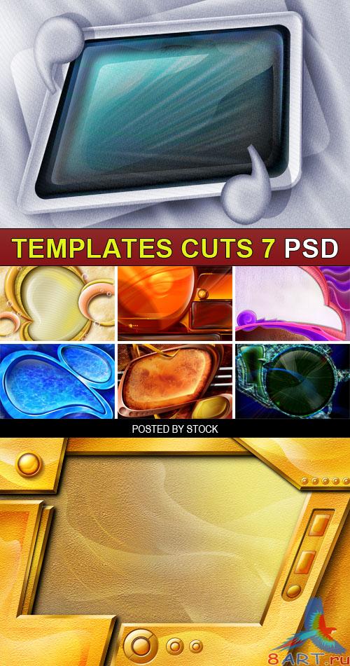 PSD Source - Templates cuts 7 PSD Source - Templates cuts 7