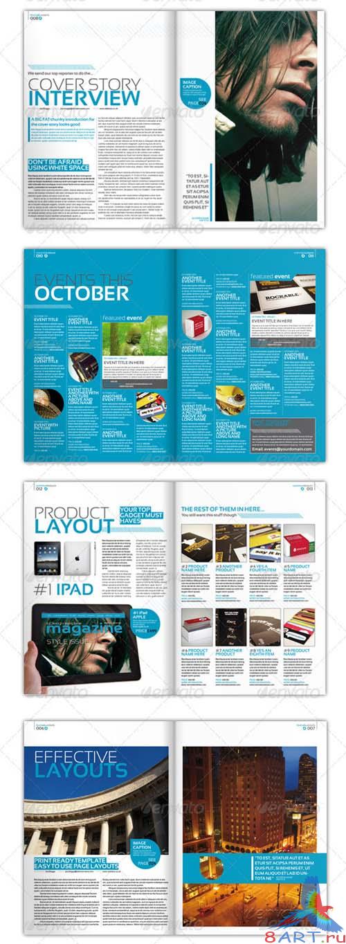 GraphicRiver Stylish InDesign Magazine Template GraphicRiver Stylish InDesign Magazine Template