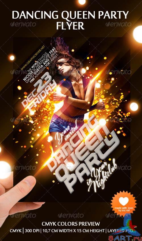 GraphicRiver Dancing Queen Party Flyer