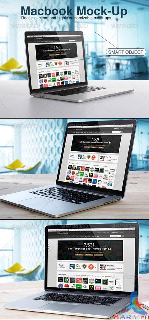 GraphicRiver Macbook Mock-Up