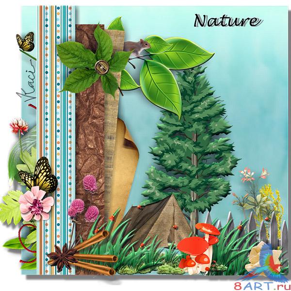 Скрап-набор Nature (Природа) Скрап-набор Nature (Природа)