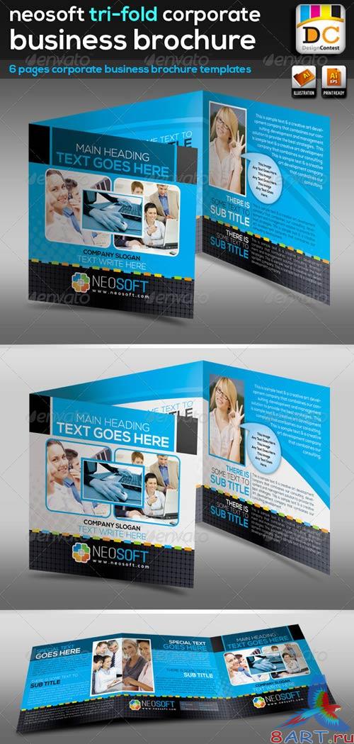 GraphicRiver NeoSoft Tri-fold Corporate Business Brochure_V-02