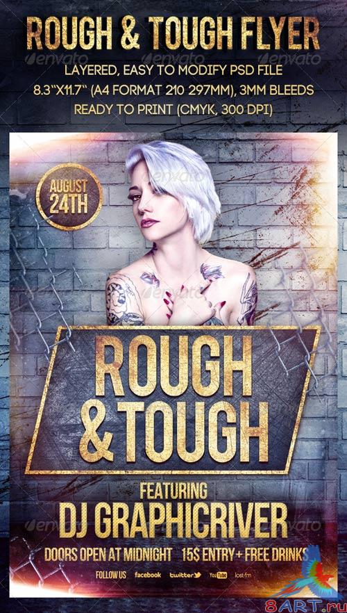 GraphicRiver Rough & Tough Flyer