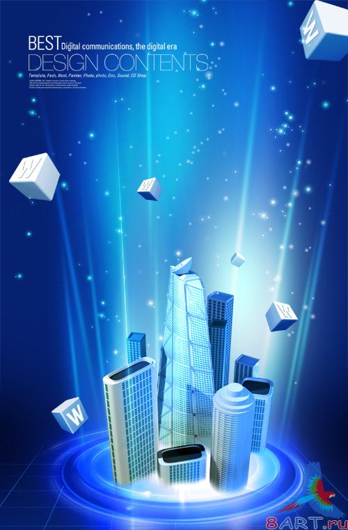 Abstract city - PSD Abstract city - PSD