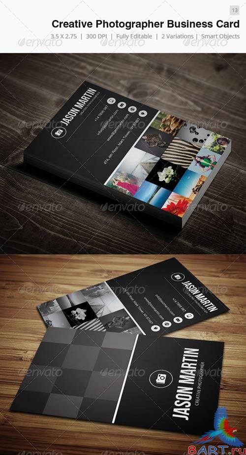 GraphicRiver Creative Photographer Business Card - 13