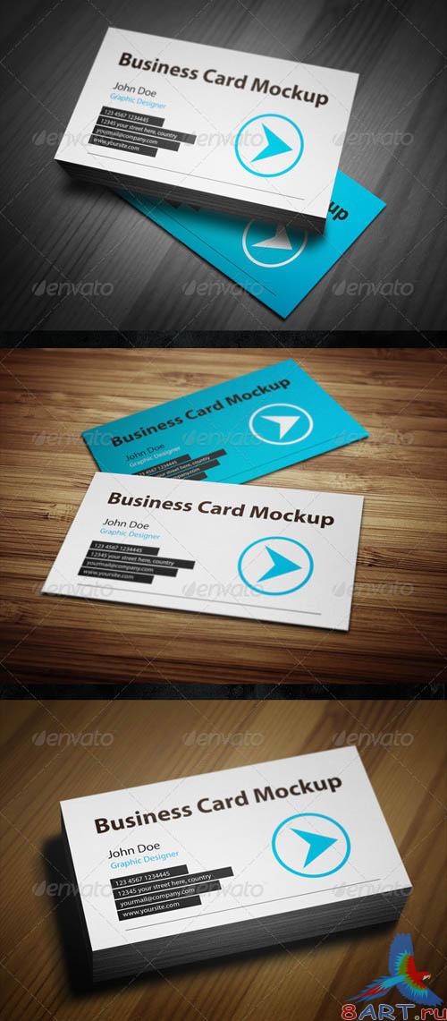 GraphicRiver Business Card Mockup 3 GraphicRiver Business Card Mockup 3