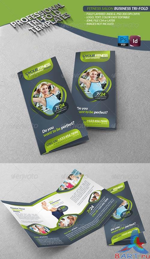 GraphicRiver Fitness Salon Business Tri-Fold