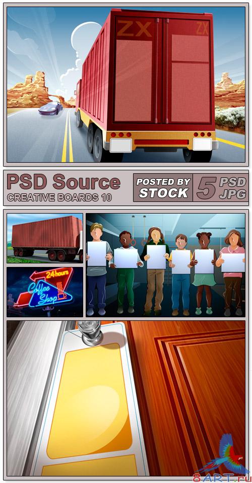 PSD Source - Creative boards 10 PSD Source - Creative boards 10