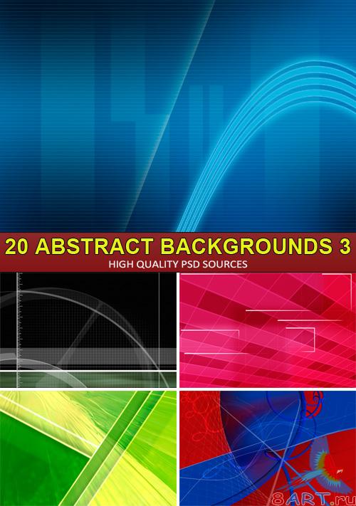 PSD Sources - 20 Abstract backgrounds 3 PSD Sources - 20 Abstract backgrounds 3