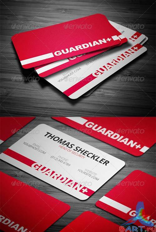 GraphicRiver Security Business Card