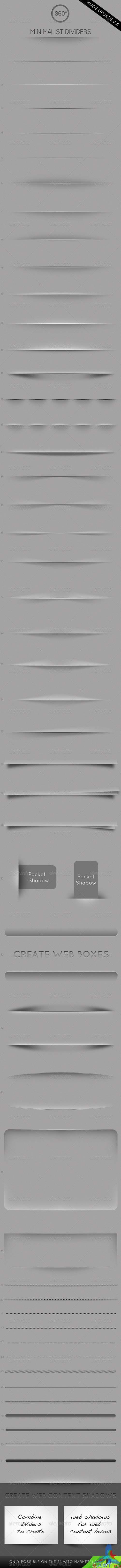 Minimalist Dividers - Resizable - REUPLOAD