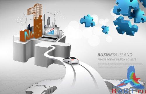 PSD Source - Business Puzle