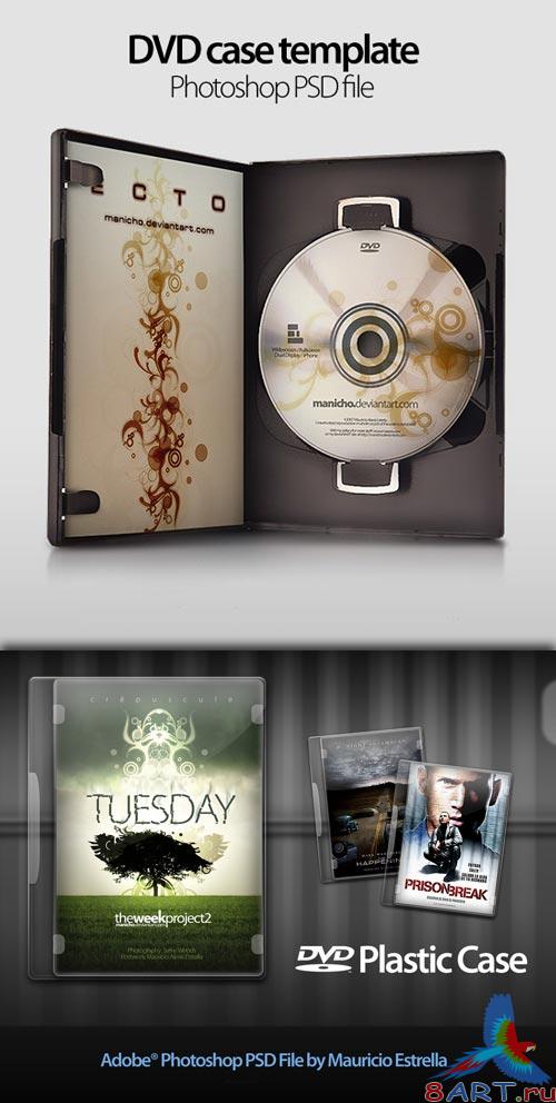 DVD Plastic Case - PSD files