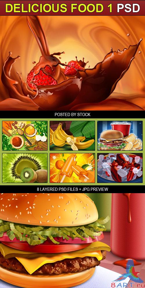 PSD Source - Delicious food 1 PSD Source - Delicious food 1