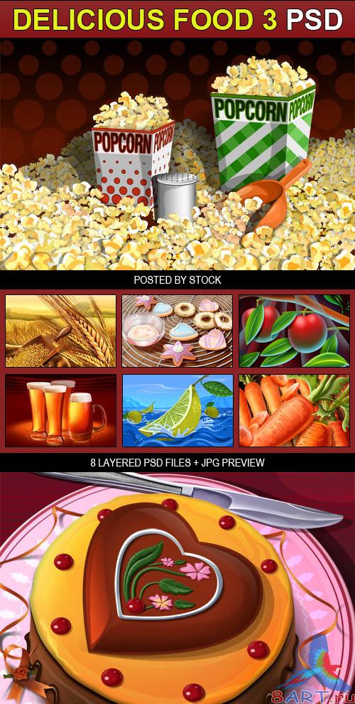 PSD Source - Delicious food 3 PSD Source - Delicious food 3