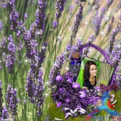 Цветочный скрап-набор - Fleurs de lavande Цветочный скрап-набор - Fleurs de lavande