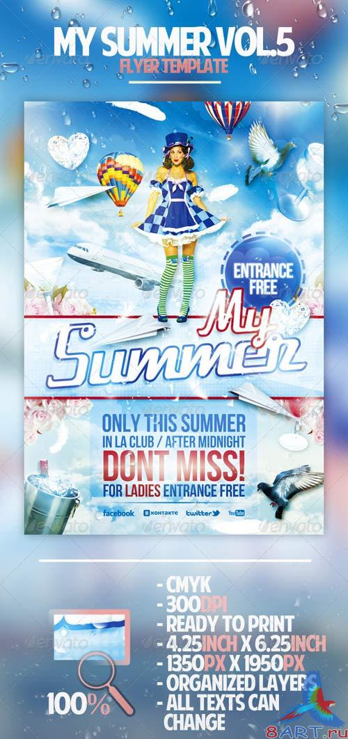 GraphicRiver My Summer Vol.5 Flyer Template GraphicRiver My Summer Vol.5 Flyer Template
