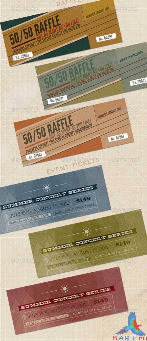 GraphicRiver Ticket Promo Pack GraphicRiver Ticket Promo Pack
