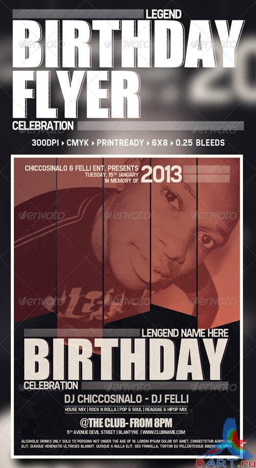 GraphicRiver Birthday Flyer