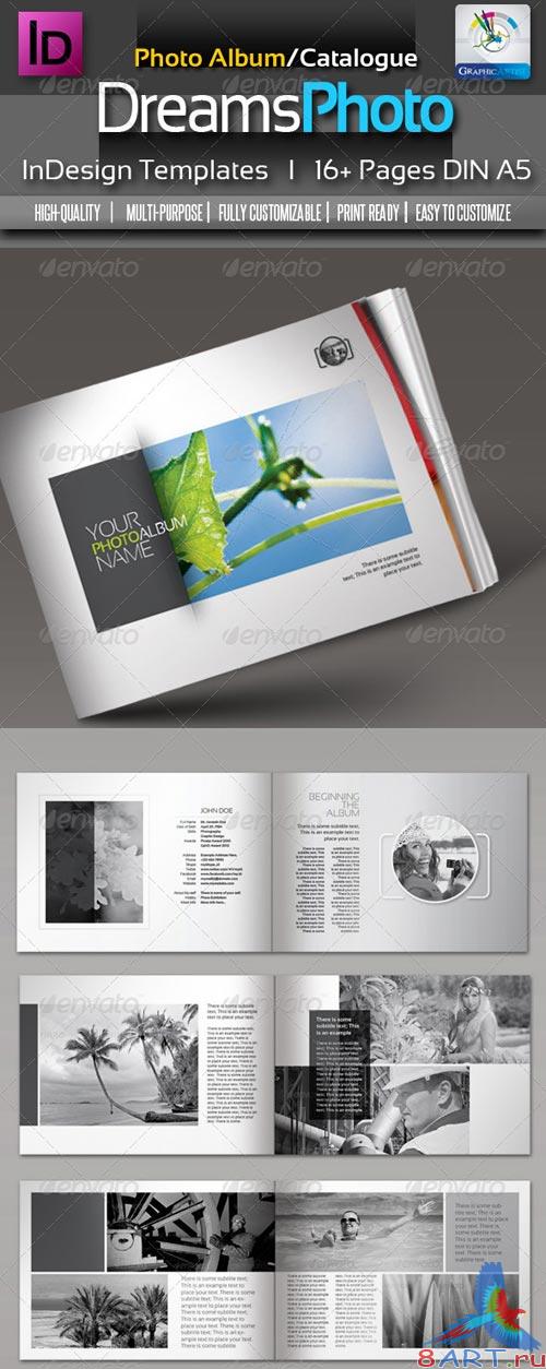 GraphicRiver Dreams Clean Photo Album InDesign Templates