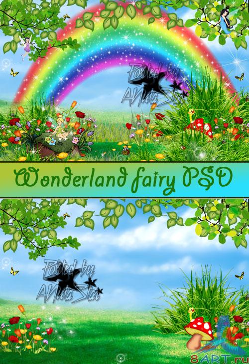    Wonderland fairy PSD