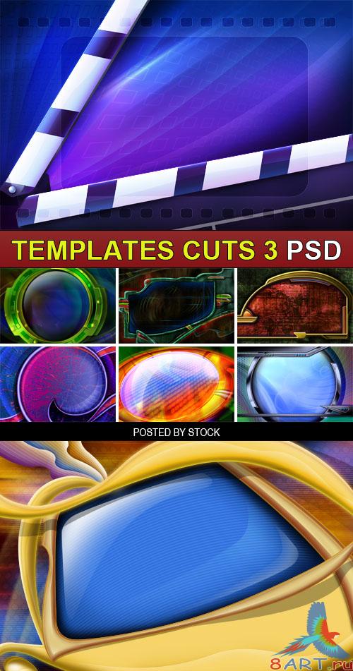 PSD Source - Templates cuts 3 PSD Source - Templates cuts 3