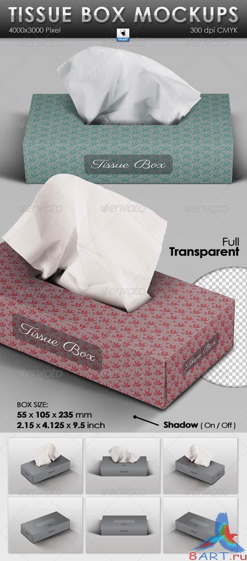 GraphicRiver Tissue Box Mockups