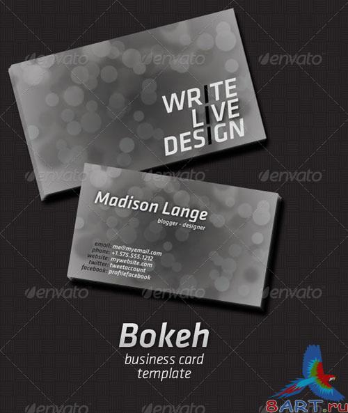 Bokeh Business Card - GraphicRiver Bokeh Business Card - GraphicRiver