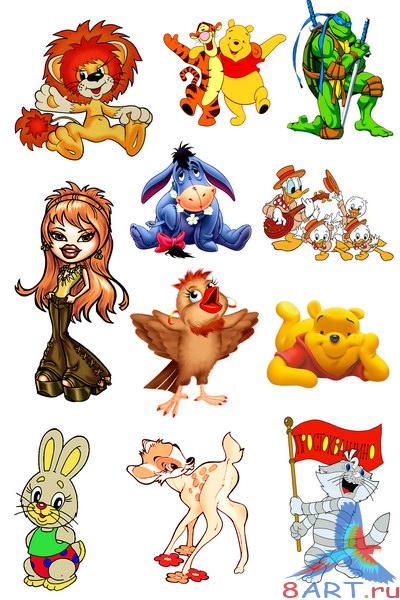 23 Герои Мультфильмов (23 Cartoon Klipart) 23 Герои Мультфильмов (23 Cartoon Klipart)