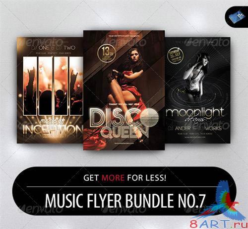 GraphicRiver Music Flyer Bundle No.7