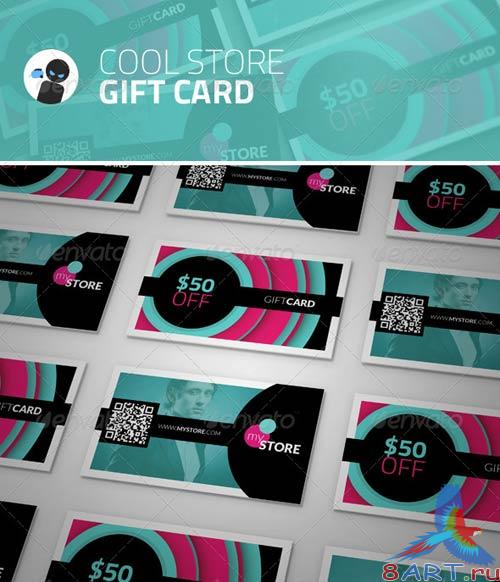 GraphicRiver Cool Store - Gift Card