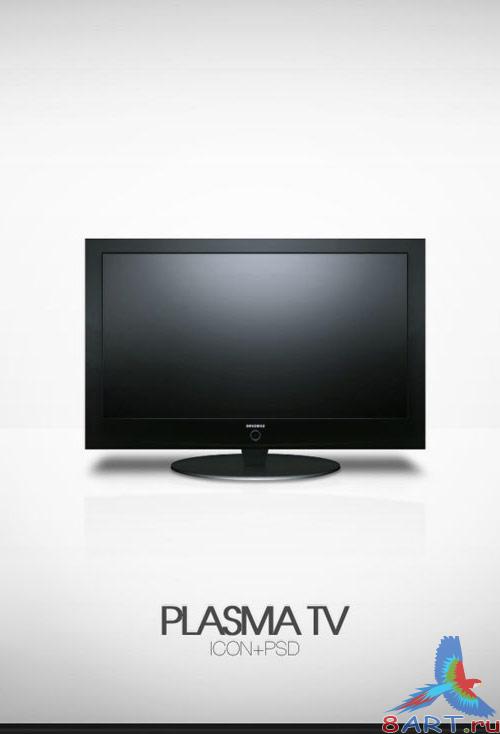 Plasma TV -   (    Photoshop + )