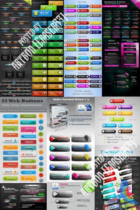 GraphicRiver Web Buttons Collection