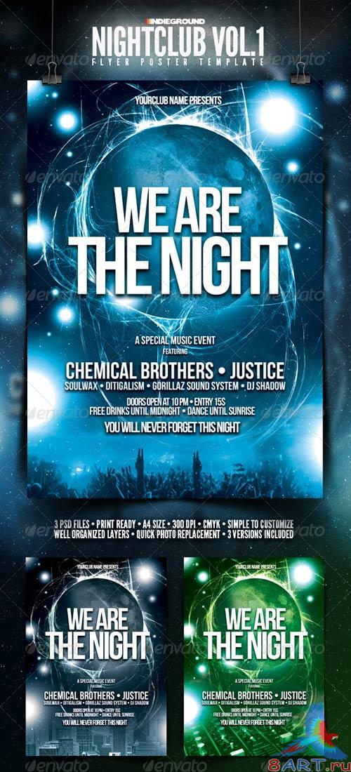 GraphicRiver Nightclub Flyer/Poster Template