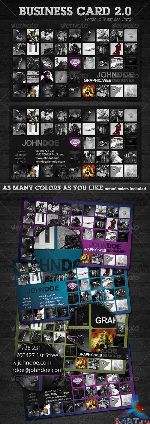 GraphicRiver - Portfolio Business Card 2.0 GraphicRiver - Portfolio Business Card 2.0