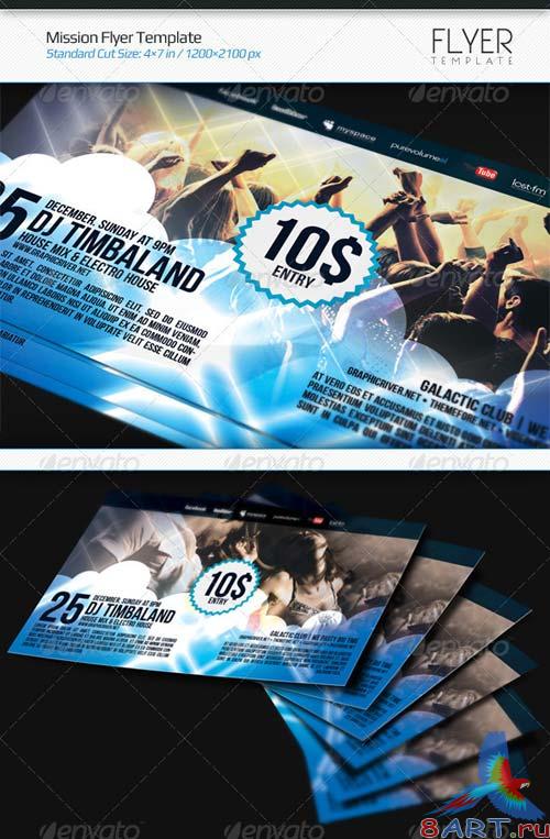 GraphicRiver Mission Flyer Template