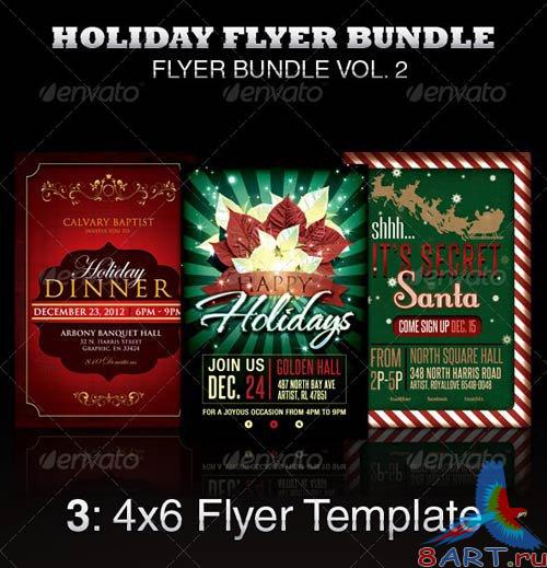 GraphicRiver Holiday Flyer Template Bundle