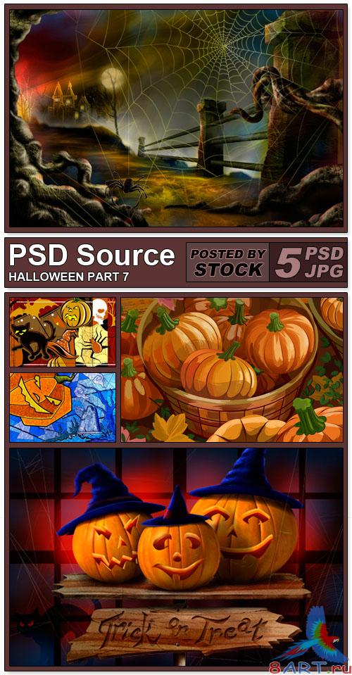 PSD Source - Halloween 7 PSD Source - Halloween 7