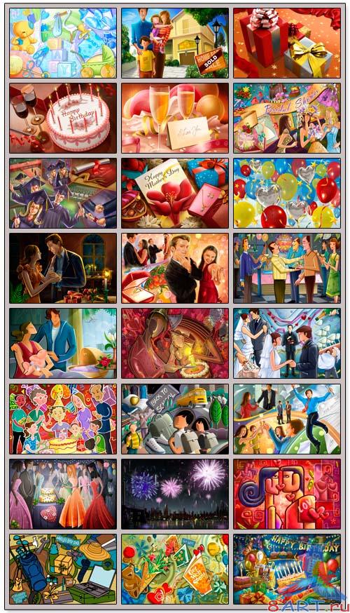 Holidays - PSD