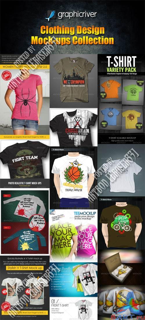 GraphicRiver Clothing Design Mock-ups Collection