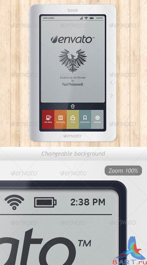 GraphicRiver E-ink Reader Mock-up